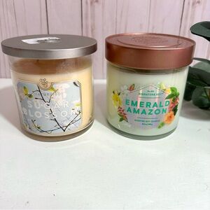 Set of 2 - Signature Soy 15.2 Sugar Blossom & Emerald Amazon Scented Candles